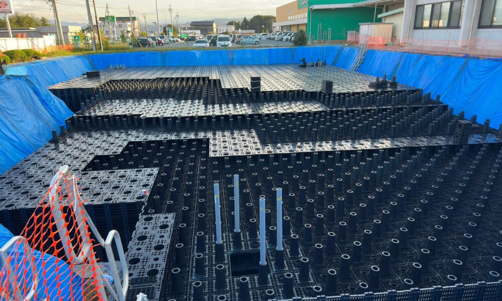 ブロック組み途中経過